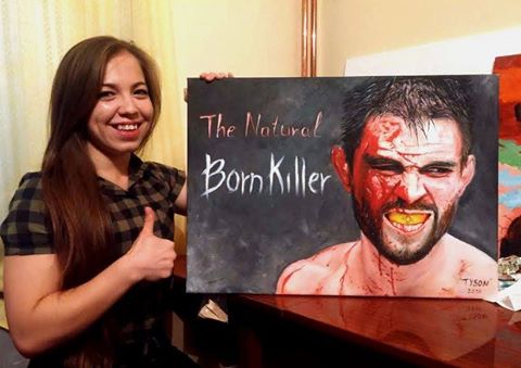 FightLadies's tweet photo. Kolejne mega dzieło, które wyszło spod ręki Hani Gujwan...tym razem Carlos Condit 👏👏👏
#LFNTeam #CarlosCondit @FightLadies @CarlosCondit https://t.co/prgSPj8zQU