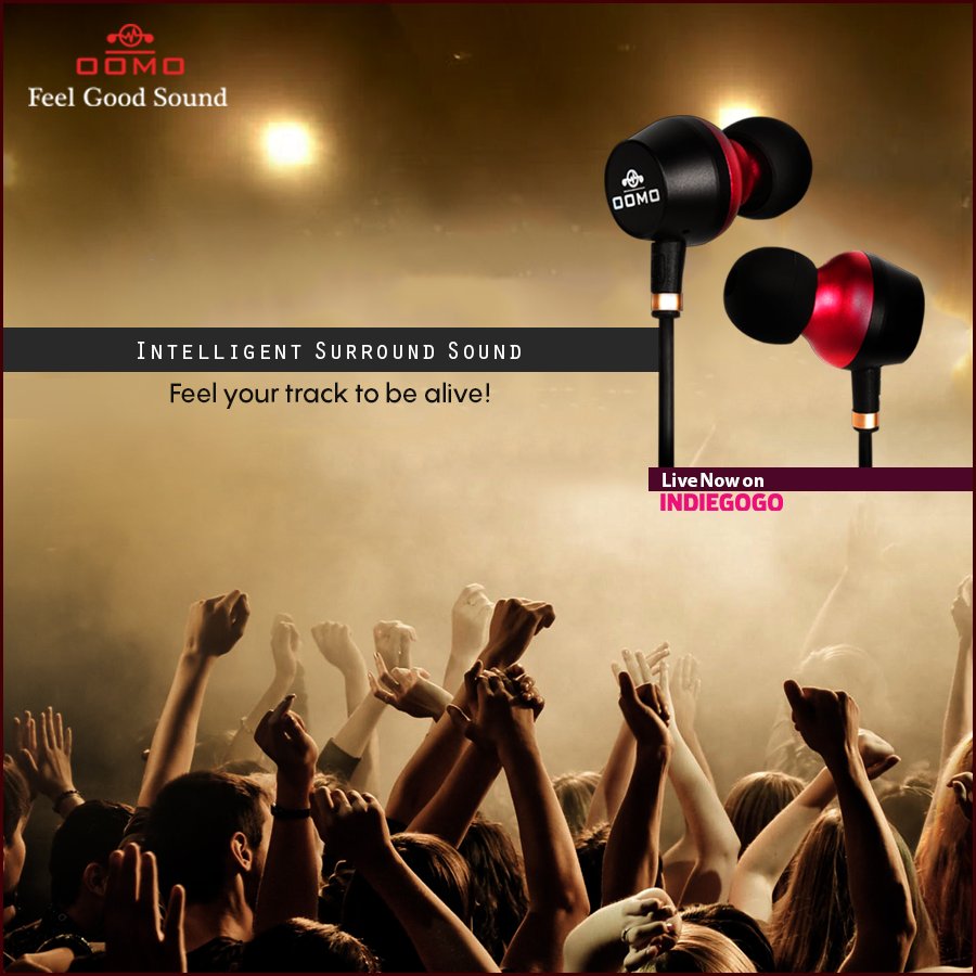 oomosound's tweet photo. Hear the beats to be alive with #OOMOSound. Grab your first pair for just $59 on #Indiegogo: https://t.co/HWvw9A18Tg #music #soundrecording https://t.co/kYHDoBCFBr