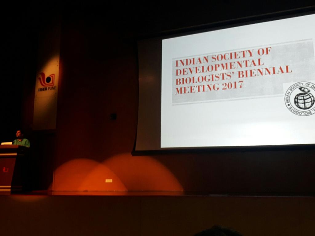 DeepakNModi's tweet photo. And the meeting of Indian Society of Developmental Biologists begins
@abandopa https://t.co/24S8njVYIl