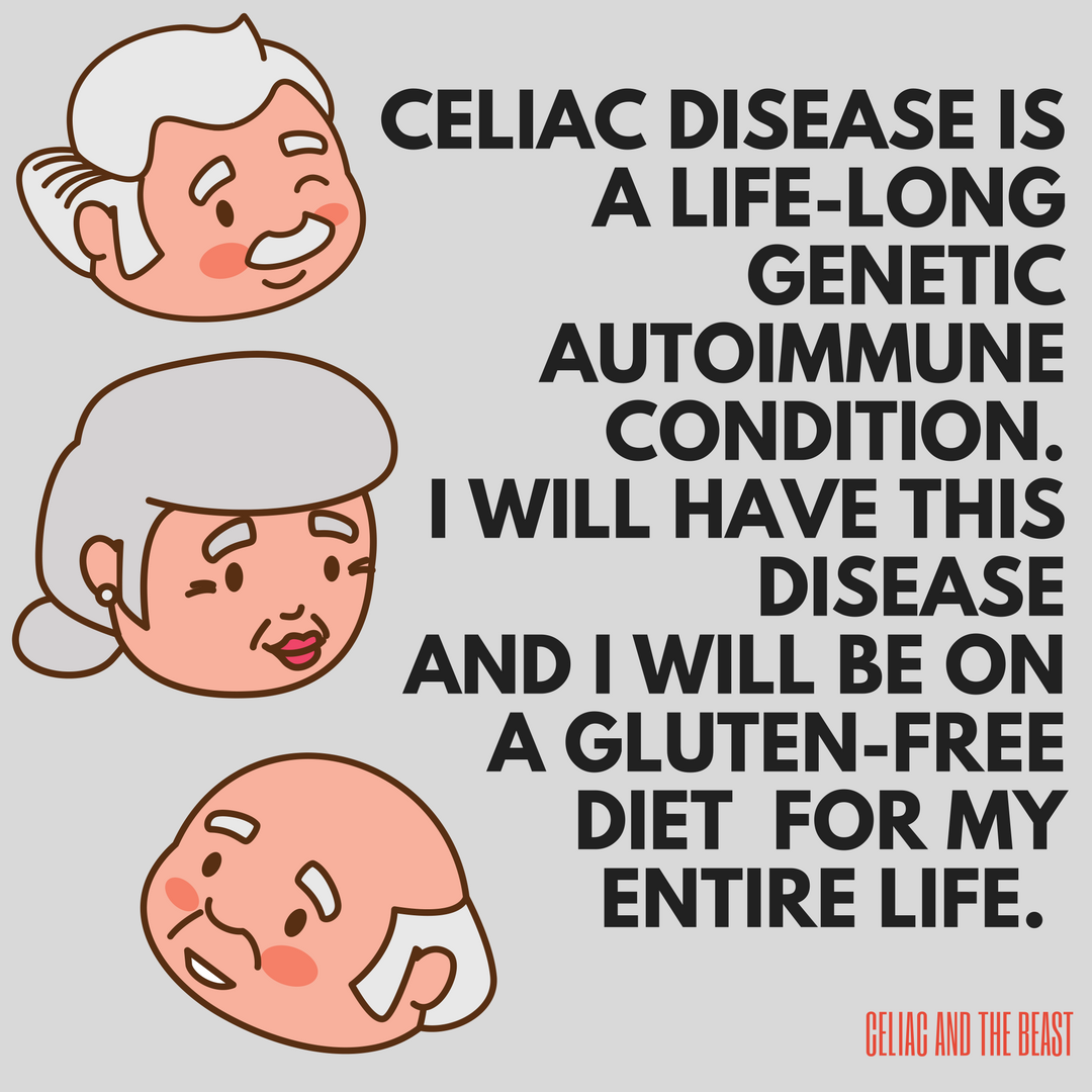 CeliacBeast's tweet photo. #Celiac isn't like the flu. You don't get over it. You eat #glutenfree for FOREVER, that is...until a cure is found! #CDAM17 https://t.co/v4ynjLfm7f