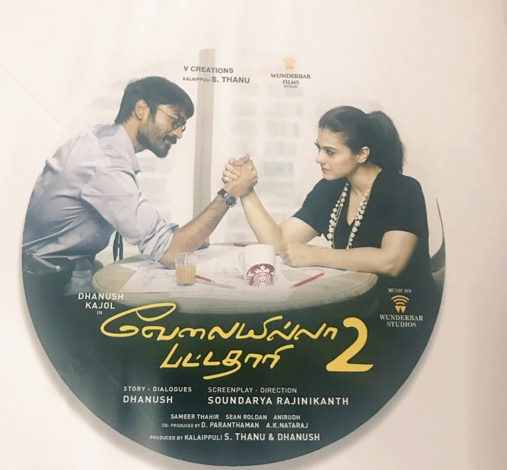 citywritersoffl's tweet photo. #VIP2AudioFromTomorrow #VIP2TrailerFromTomorrow #DnSCombo #RaghuvaranIsBack @dhanushkraja @RSeanRoldan @soundaryaarajni @vinod_wunderbar https://t.co/oYZs2zwd26