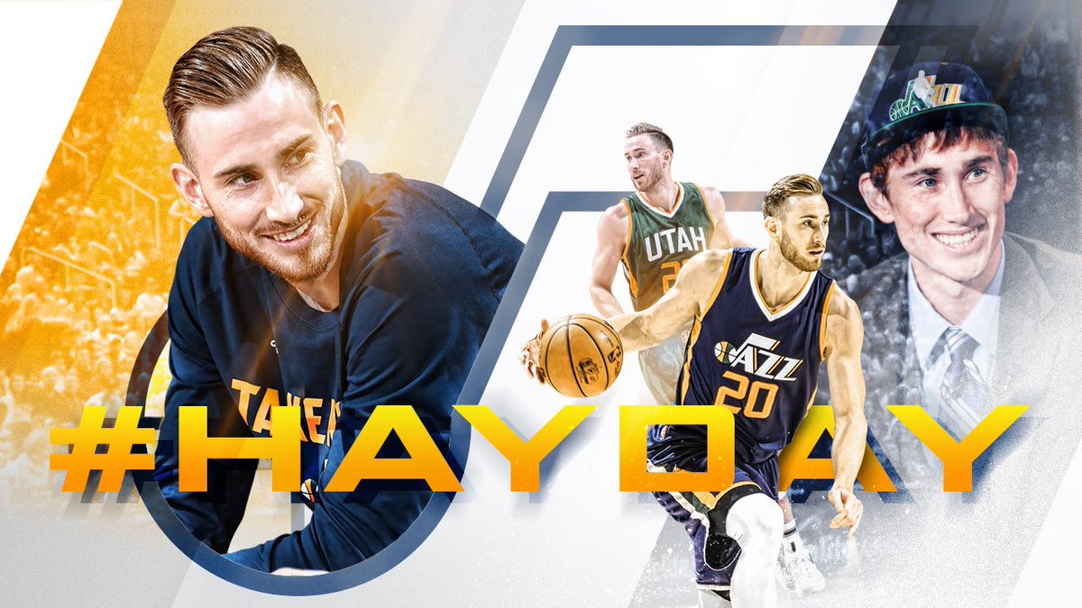 .@GordonHayward was drafted on June 24, 2010. Let's celebrate our captain and make today #HayDay! https://t.co/EJCTE4W7At