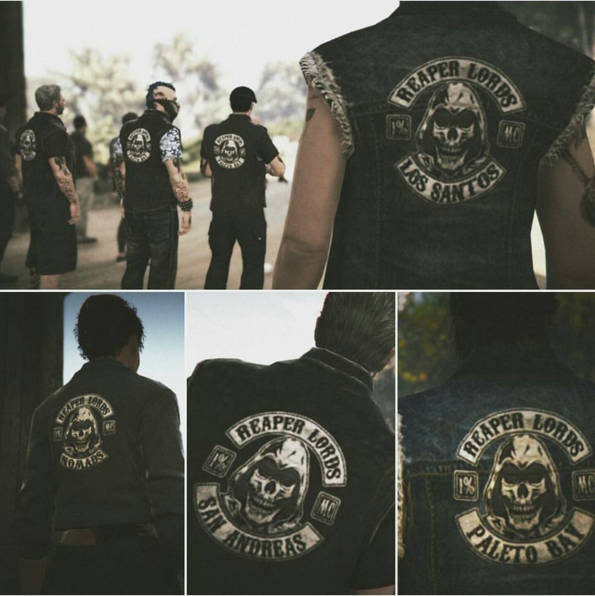 lord_midget815's tweet photo. One Nation under Tone, indivisible, with liberty and brotherhood for all. #GtaOnline #ReaperLordsMC #Brotherhood #True1% https://t.co/3V2vnHprLr