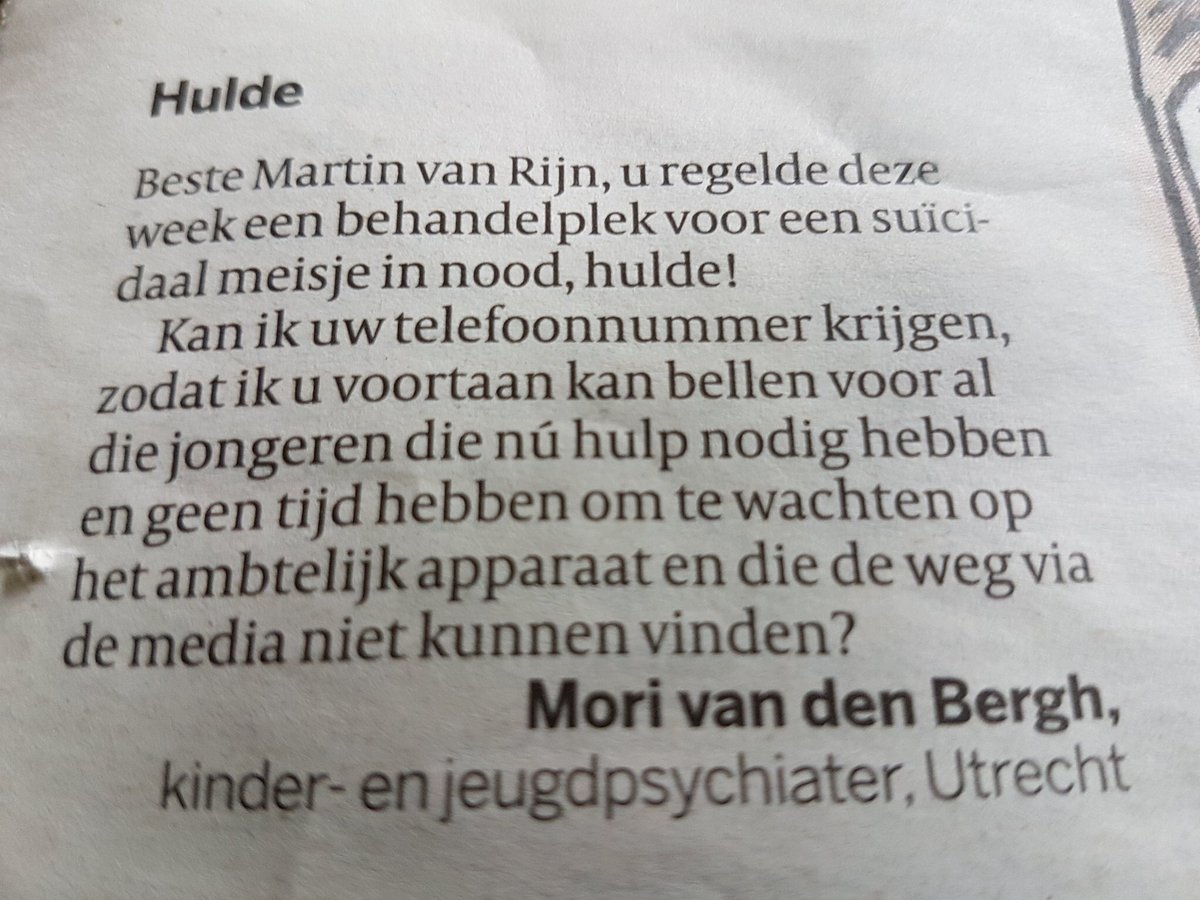 drbrambakker's tweet photo. Iedereen in de jeugdzorg is op zoek naar het nummer van staatssecretaris Van Rijn... https://t.co/713RzIlePi