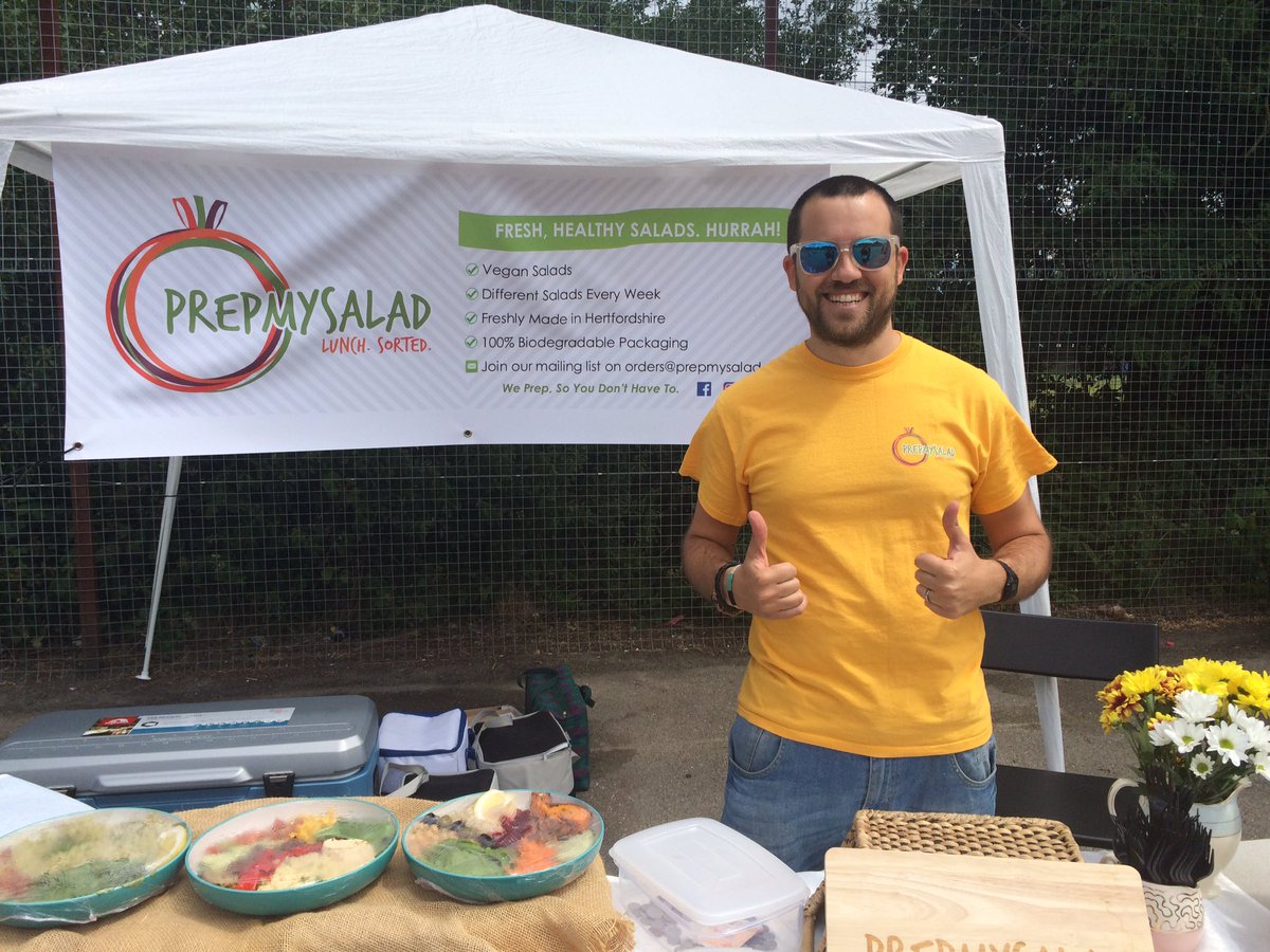 Bringing healthy salads to the @BeaumontSchStA teens - vegan, veggie and under £4 for each goodness bowl <a href="/BeaumontBSA/">Beaumont BSA</a> <a href="/PrepMySalad/">Prep My Salad</a>