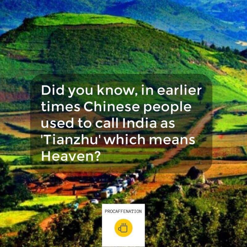 procaffenation's tweet photo. #DidYouKnow #factsfirst #heaventonight #indianwikimedia #chinease #india360 #DiscoverTeddy #discoverelements #Discovery #india #china https://t.co/3gFs7Ki8Ah