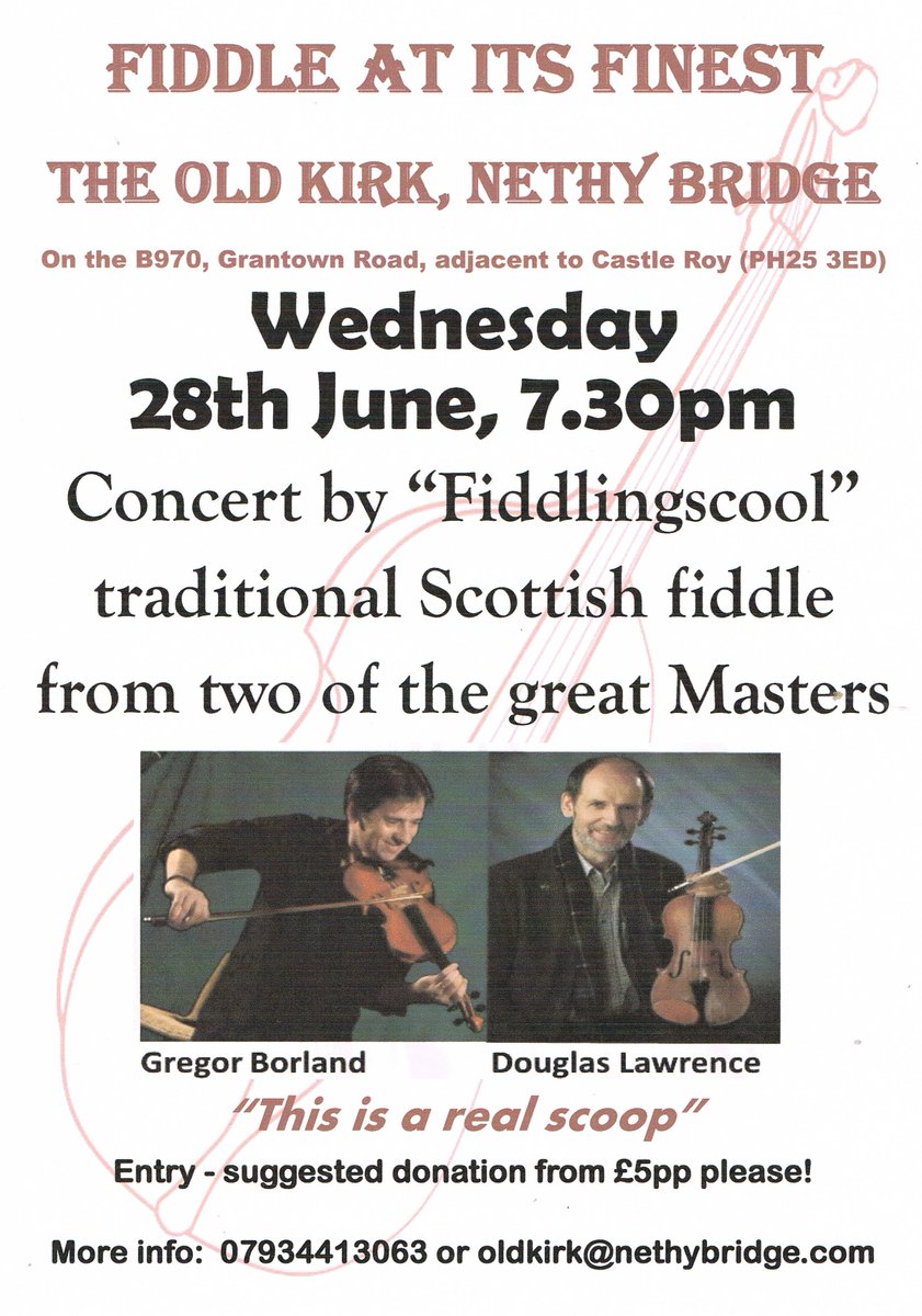 oldkirknethy's tweet photo. A great concert for you on Wednesday 28th June at the Old Kirk, Nethy Bridge.....don't miss it. https://t.co/g70hKLxkzM