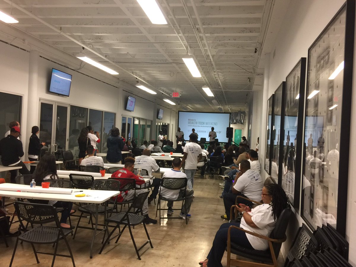 QiMata's tweet photo. Kicking off #healthtechweekend @TechSquare https://t.co/oBJqBQGxA1