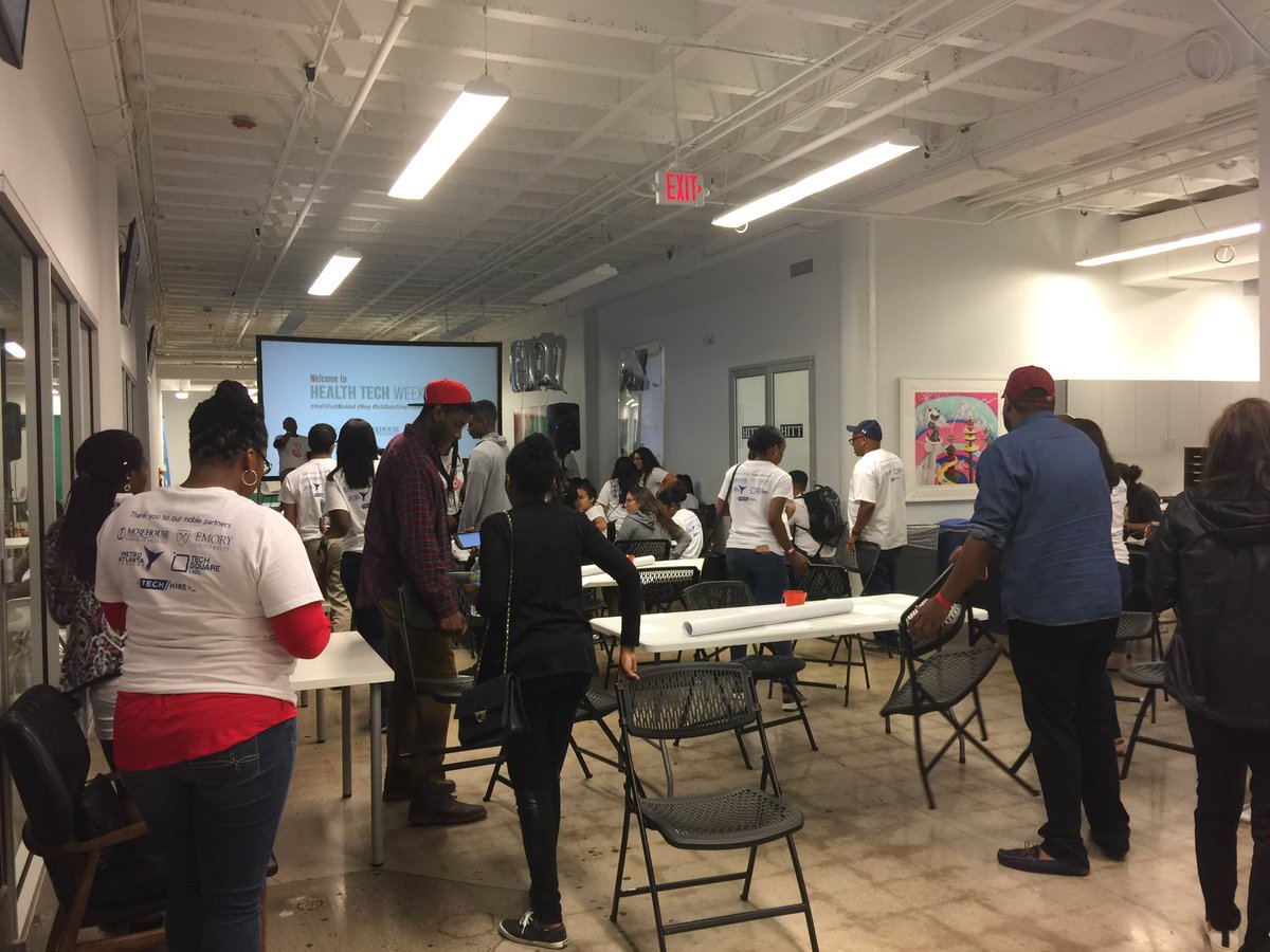 QiMata's tweet photo. Kicking off #healthtechweekend @TechSquare https://t.co/oBJqBQGxA1