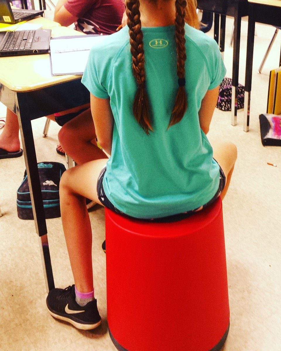 MsVanessaDionne's tweet image. Flexible Seating in the classroom #fidgettool #wobblestool