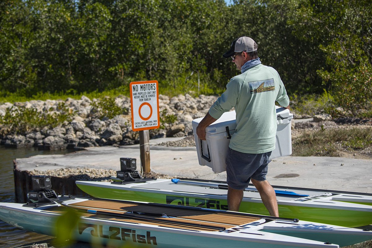 SaltwaterExp's tweet photo. Never thought I'd say, "Loading up the @YETICoolers 65 on the paddle board."
@LIVEWatersports #sup #liveitup #l2fish #paddleboard #fishing https://t.co/1BVAMTuvXF
