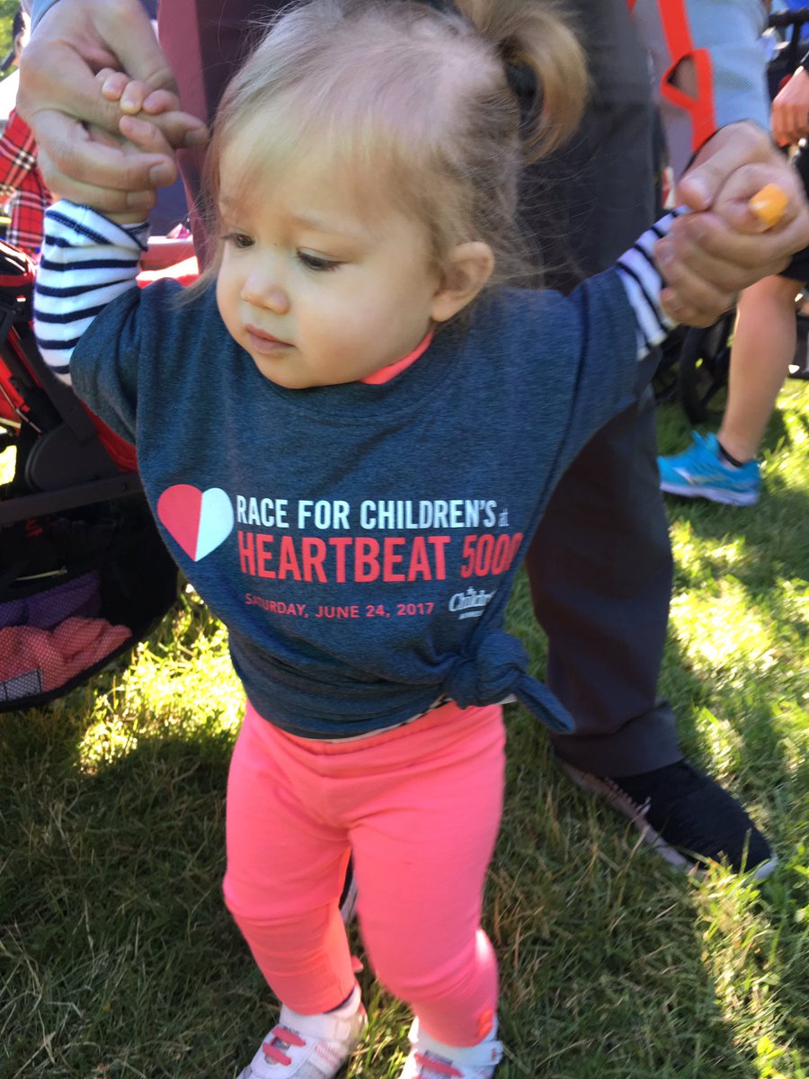 missprimmer's tweet photo. Learned to walk just in time! #HeartBeat5000 @childrensmn childrensmn https://t.co/yvzeefWH56