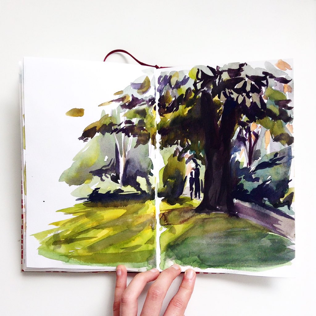 izlesou's tweet photo. #sketch #sketchbook #watercolour https://t.co/SewwjYEhC1