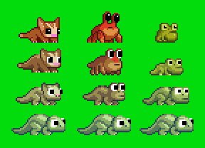 papadar_'s tweet photo. some new dorks for #eatvolve #screenshotsaturday #pixelart #indiedev https://t.co/avvyoN3oX7