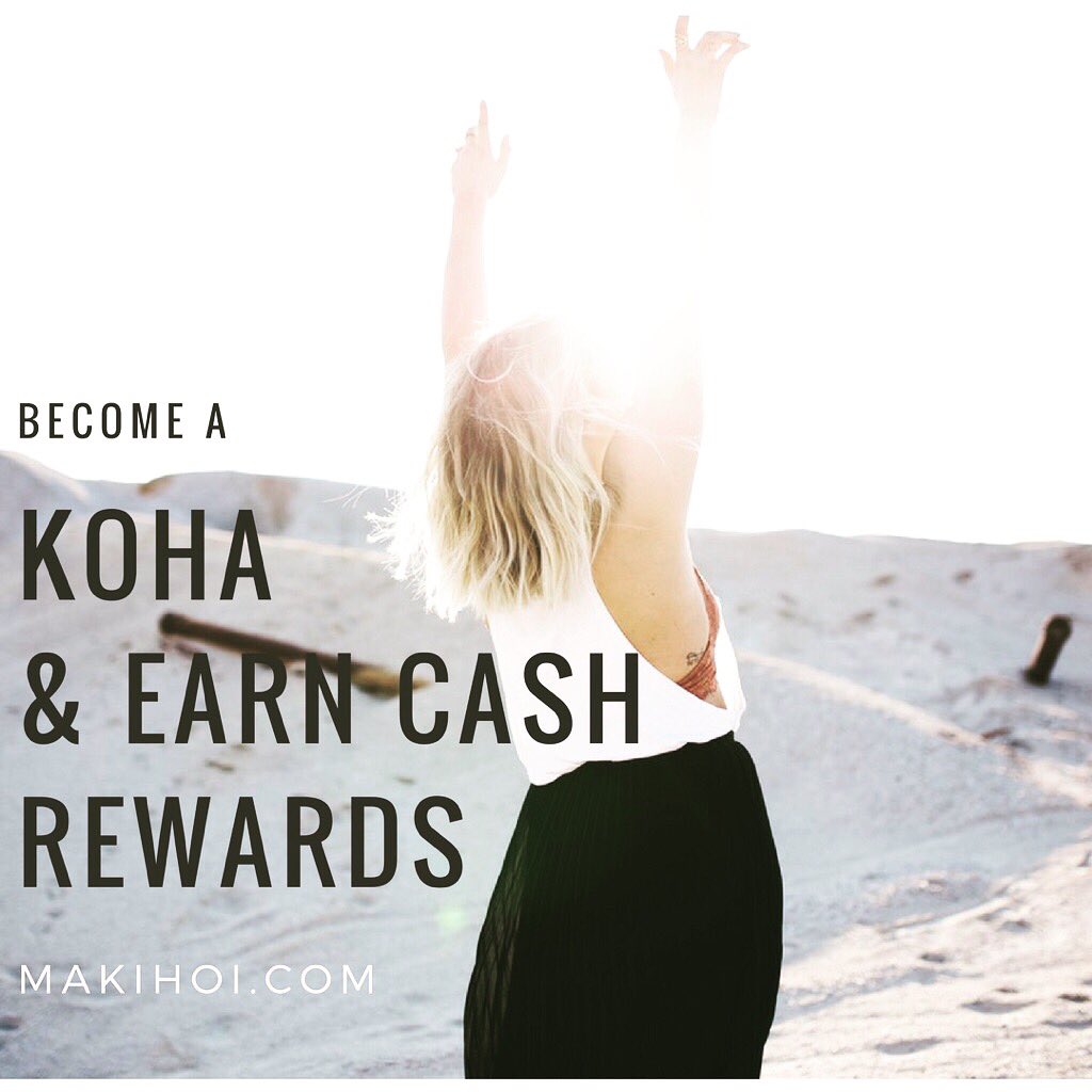 Makihoi_'s tweet photo. Announcing our Koha program. Free to join. https://t.co/KvLcsmnzvO

#rewards #earncash #shopsmall #mustlovedogs https://t.co/A7dt1AoF0q
