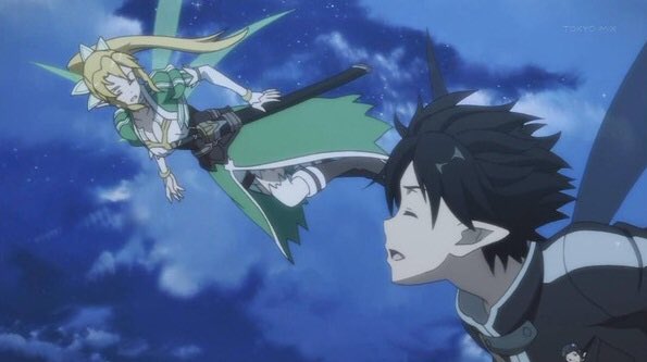 わんば على تويتر フェアリーダンス編から キリトとリーファが地下ダンジョン ヨツンヘイム にて発見したものとは 武器名を答えよ Saoクイズ