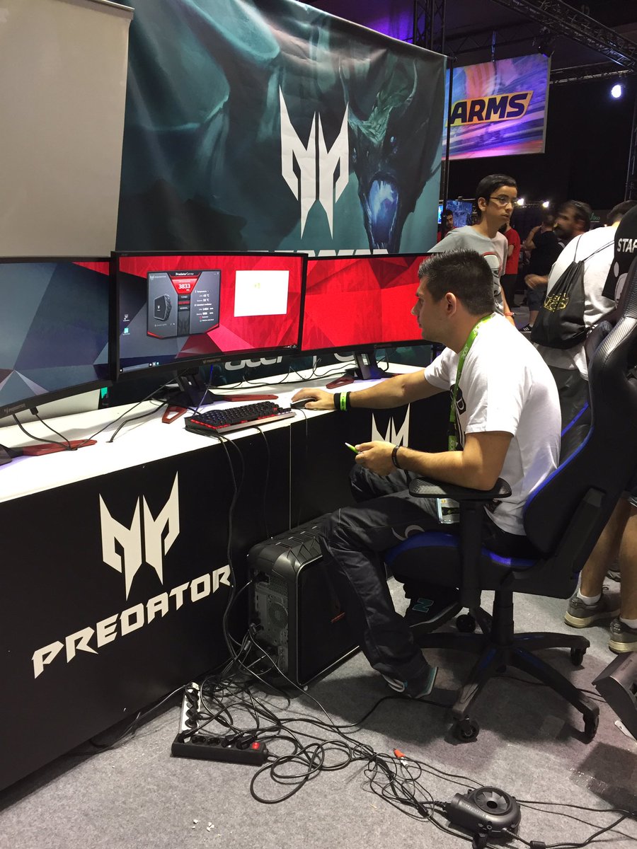 elBlizzer's tweet photo. En breve descubrirás cómo mejorar tus experiencia de juego con @ES_Acer @PredatorGaming en el taller sobre #PredatorSense✔️ https://t.co/jdvQvzZ6D6
