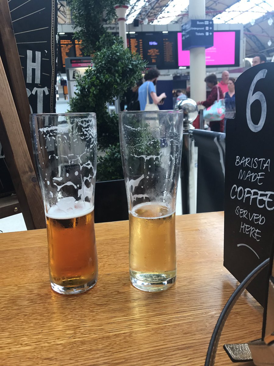 EmmaBarber81's tweet photo. Waiting for our train... what better way! #shopping #spentabloodyfortune @richardbarber73 https://t.co/OBIxq1emKz