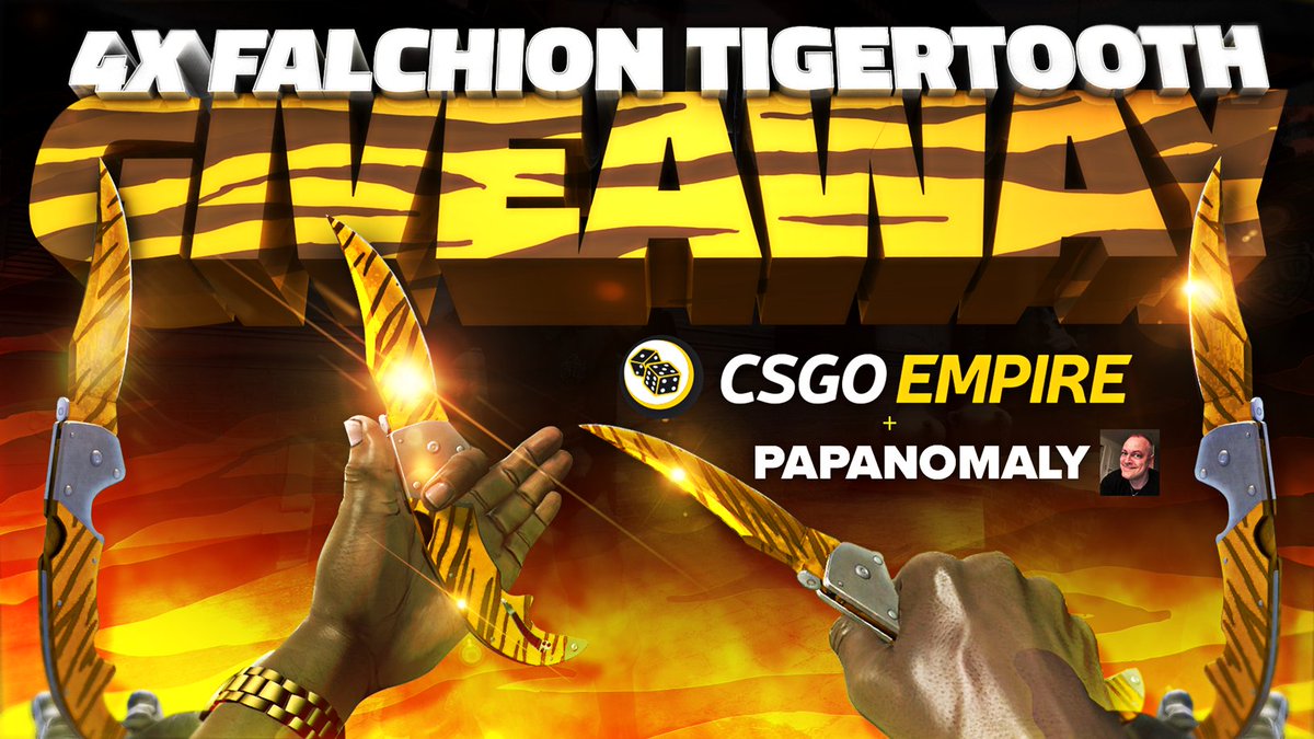 Papanomalyxd's tweet photo. 4x Falchion knife giveaway!
With @CSGOEmpire

Enter here: https://t.co/w0k8o0kLdW 

Winners chosen in 7 days, GL! https://t.co/PdhB6WavoZ