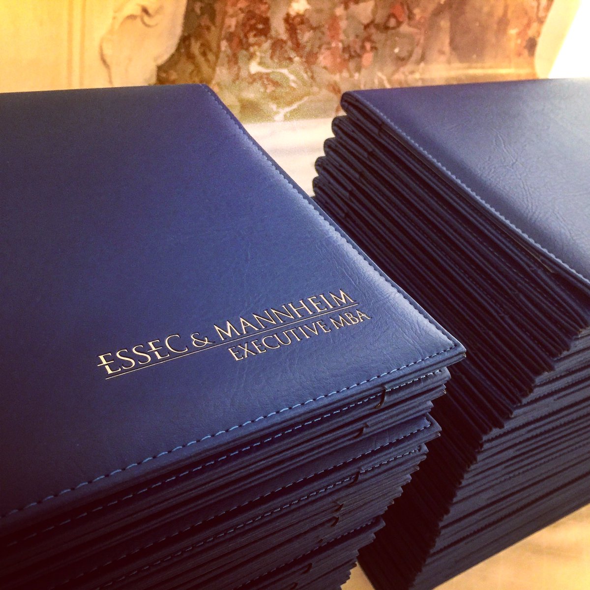 Mannheim Bus School The Diplomas Are Prepared For The Graduation Of Essec Mannheim Executive Mba Class Of 17 In Mannheim Palace Have A Great Day T Co Wymspd9r2w