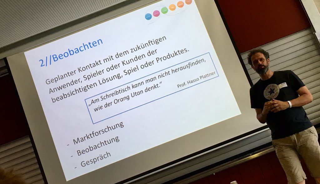 meErras's tweet photo. .@DrFranzGlatz (Geschäftsführer @brigk_IN) zu #DesignThinking - #subc17 #Startup #BarCamp https://t.co/T8r8NuzSgu