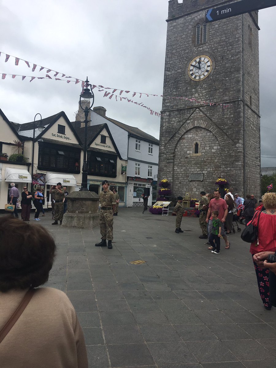 #ArmedForcesDay in #newtonabbot.