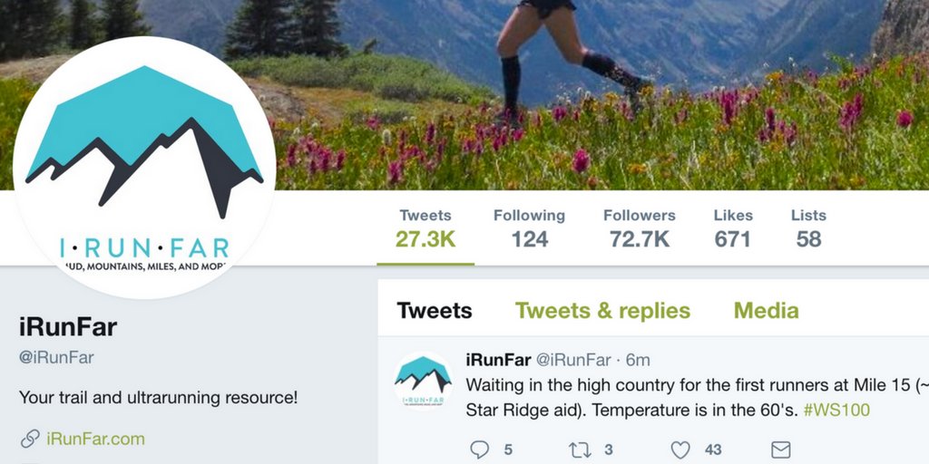 Watching the live coverage of the Western States 100 at @wser100 and <a href="/iRunFar/">iRunFar</a> Looks likes it is going to be another epic ultra! #WS100