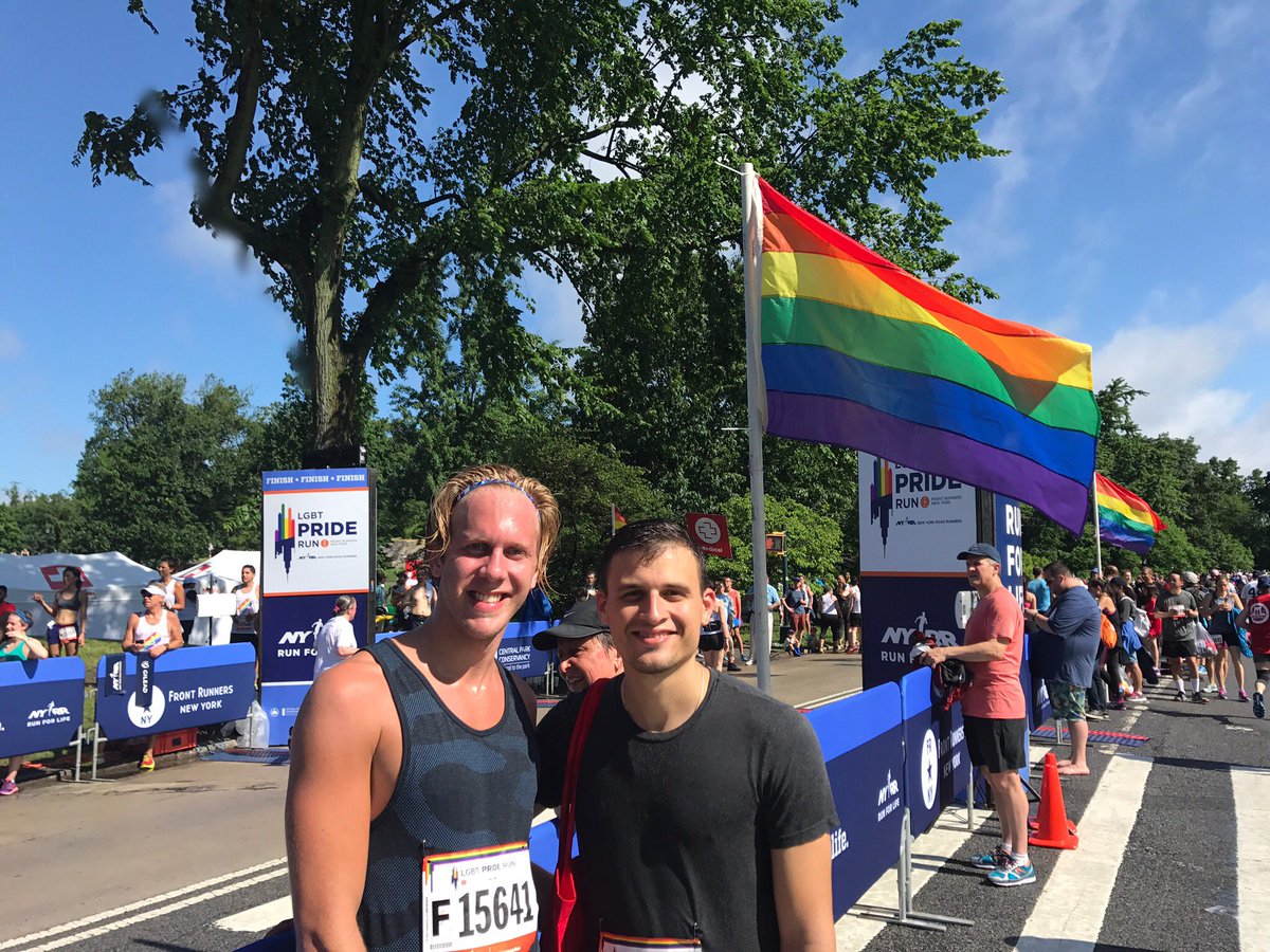 Nurse Kevin and Craig this morning at the LGBT Pride Run! Happy Pride Everyone!!!