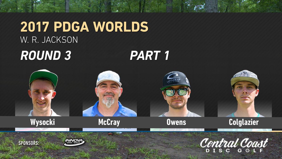 CCoastDiscGolf's tweet photo. 2017 PDGA Worlds round 3 part 1 #ccdg #pdga #innovadiscs #rickywysocki  #johnEmccrae #devanowens #cameroncolglaizer 
https://t.co/7cHhRhSZLk https://t.co/0NqGgONVbn