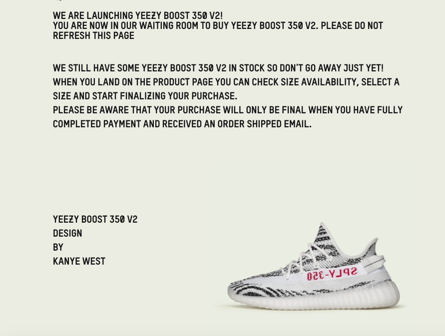 yeezy zebra receipt