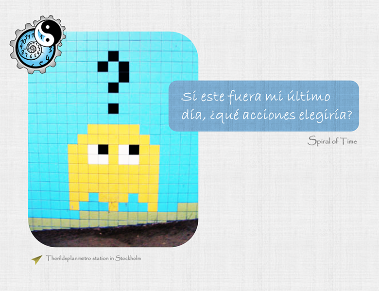 SpiralOfTimeES's tweet image. &quot;Si este fuera mi último día, ¿qué acciones elegiría?&quot; #ResponsHabilidad