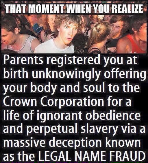 ErineTruth's tweet photo. It's #illegal to use a #Legal #Name #nowyouknow
#makessense
#legalname v's #naturallaw
#everwonderedwhy
#BCCRSS>https://t.co/Iz2ZdjuKcU https://t.co/GE5ffnekJq
