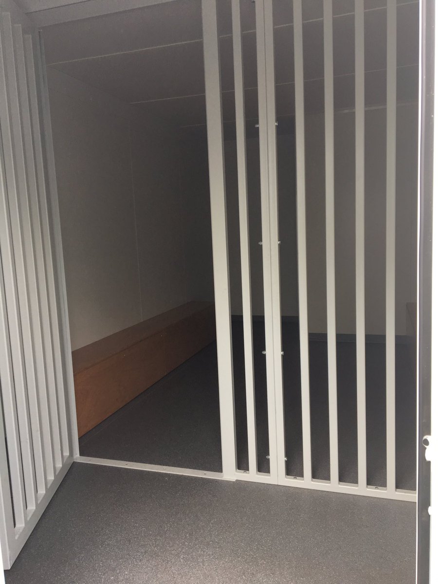 JoeBelan's tweet photo. In case there is a concern of drunken hooligans in Halifax, the stadium I saw y'day comes equipped with a drunk tank- Issue resolved #CanPL https://t.co/IvpPGRPYne