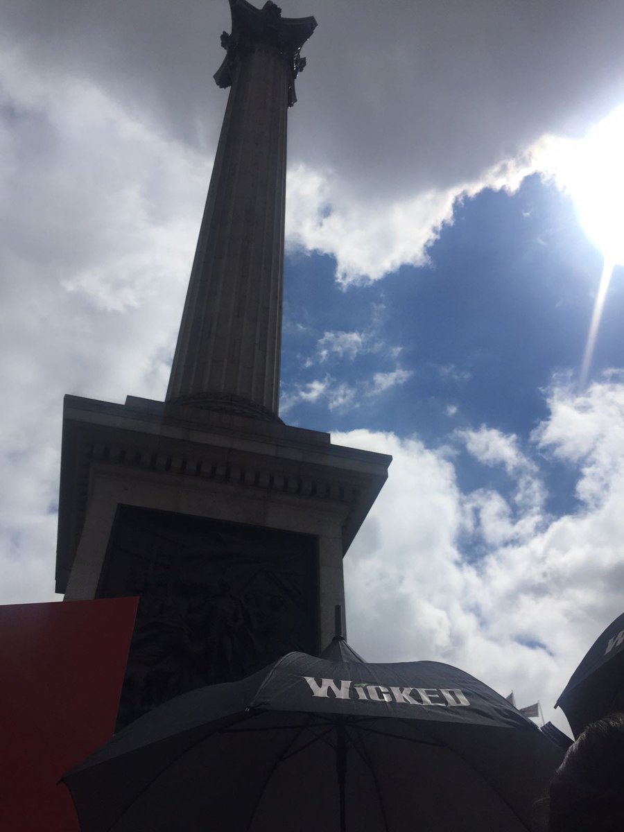 WickedUK's tweet photo. The sun is shining but we are always prepared for a change in the weather! #WickedUK #WestEndLIVE https://t.co/ftWvgtQHfC