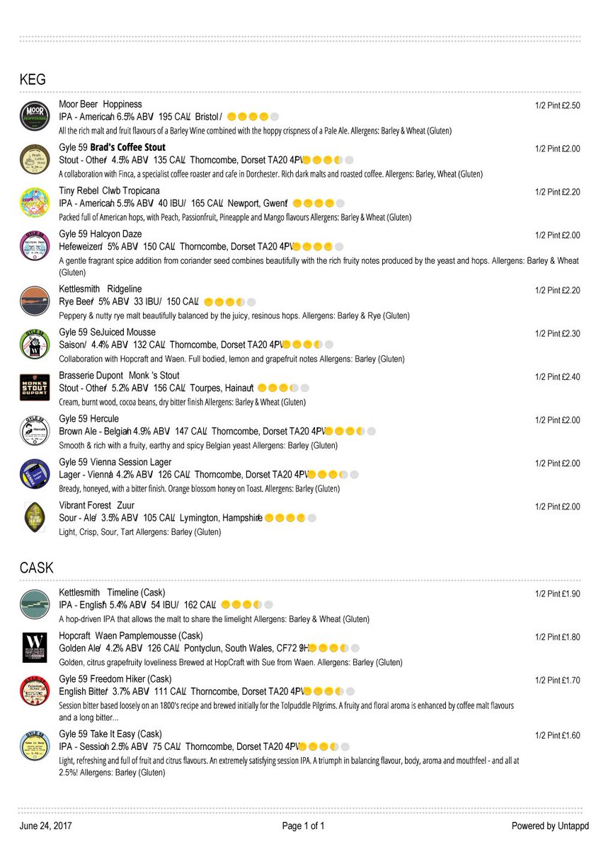 Cellar59Lyme's tweet photo. Topping the list for this weekend's enjoyment:
Hoppiness 6.5% from @drinkmoorbeer
Enjoy!
#findunfined https://t.co/8ZS7c1anoy
