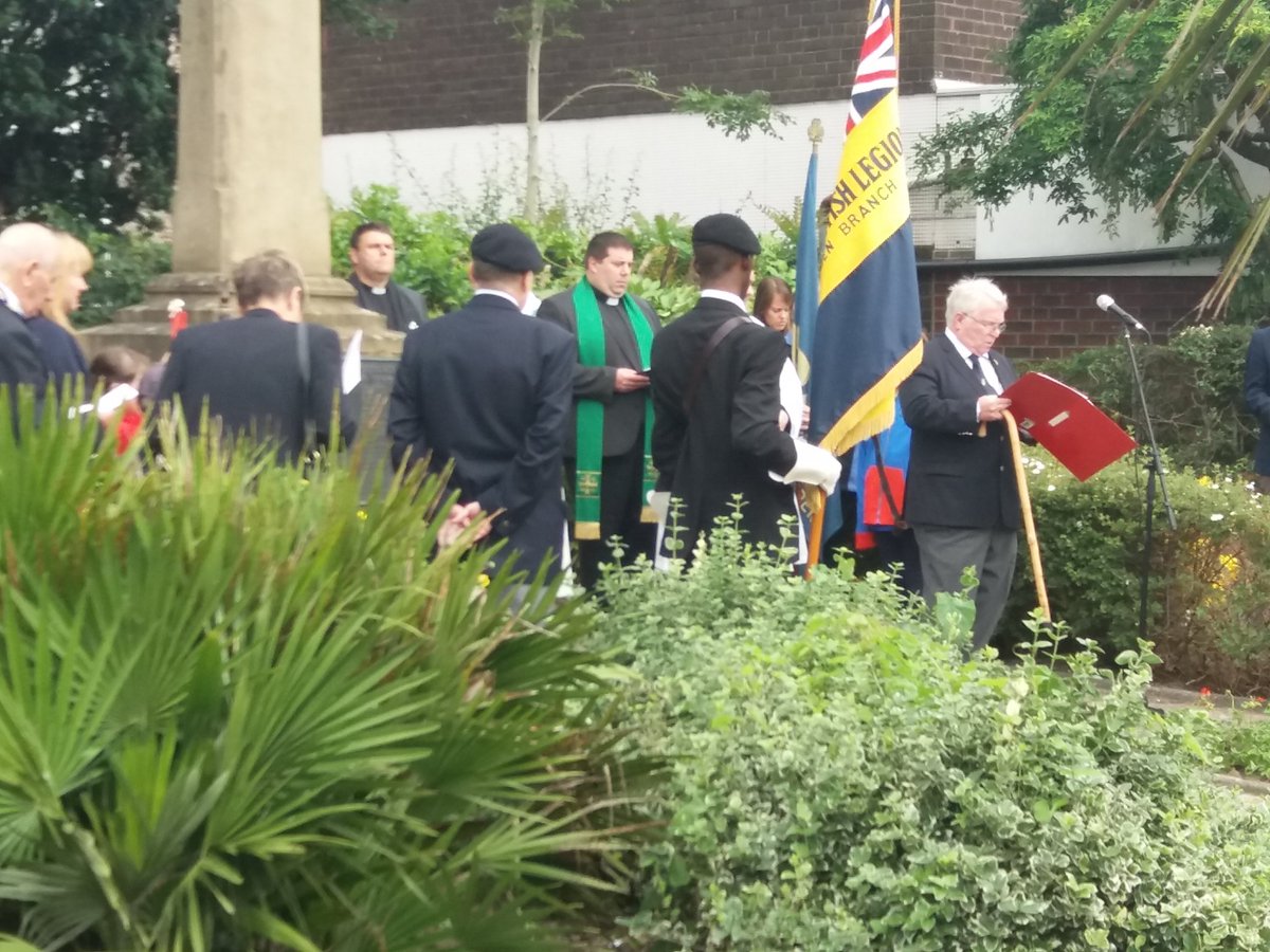 MCCWythenshawe's tweet photo. Rededication of Northenden War Memorial this morning https://t.co/igDZqa6h6m