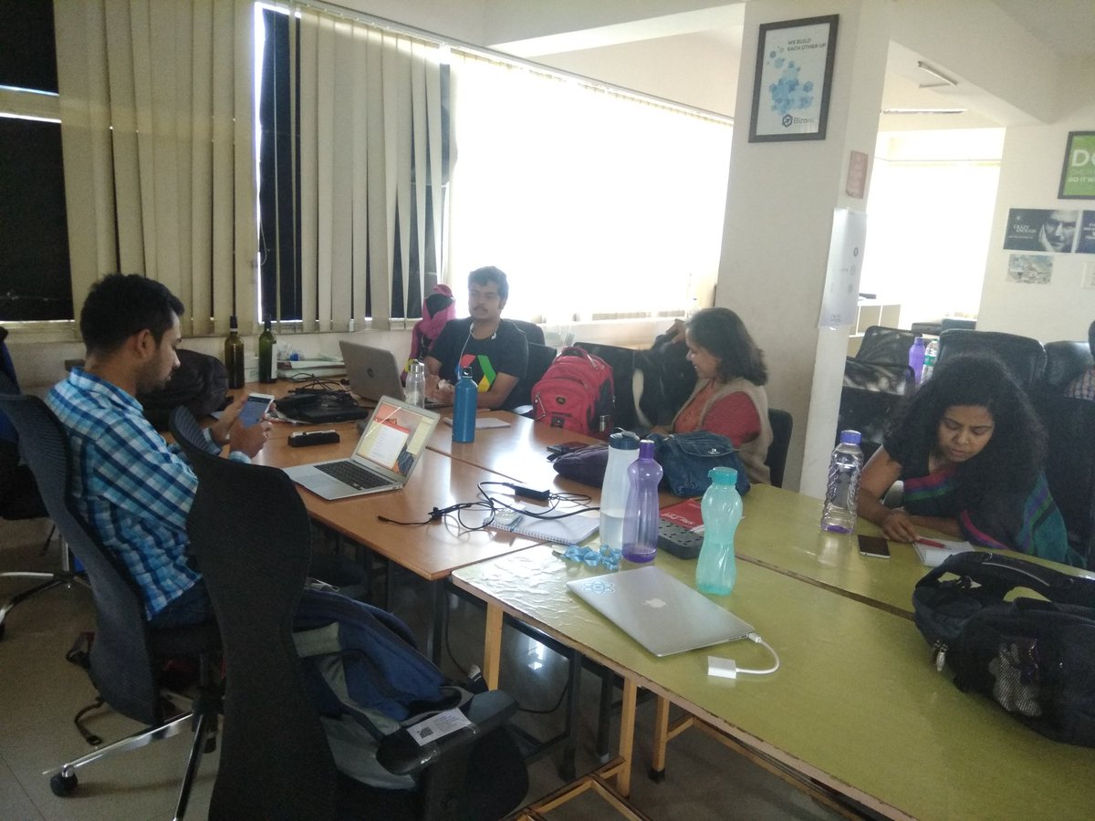 _surajjana's tweet photo. Random hacks of kindness Bangalore with @get_bizom @opencubelabs @WorldMeritHQ @rhok_bang https://t.co/EuCs7oDIjO