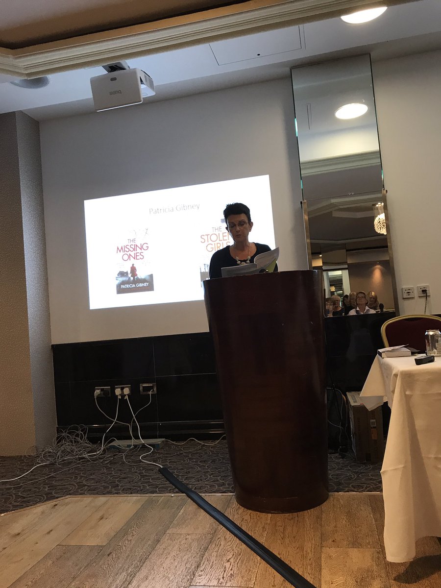 WendyHJones's tweet photo. Patricia Gibney talking about her inspirational journey #DublinWriters17 https://t.co/pWO2qoECtb