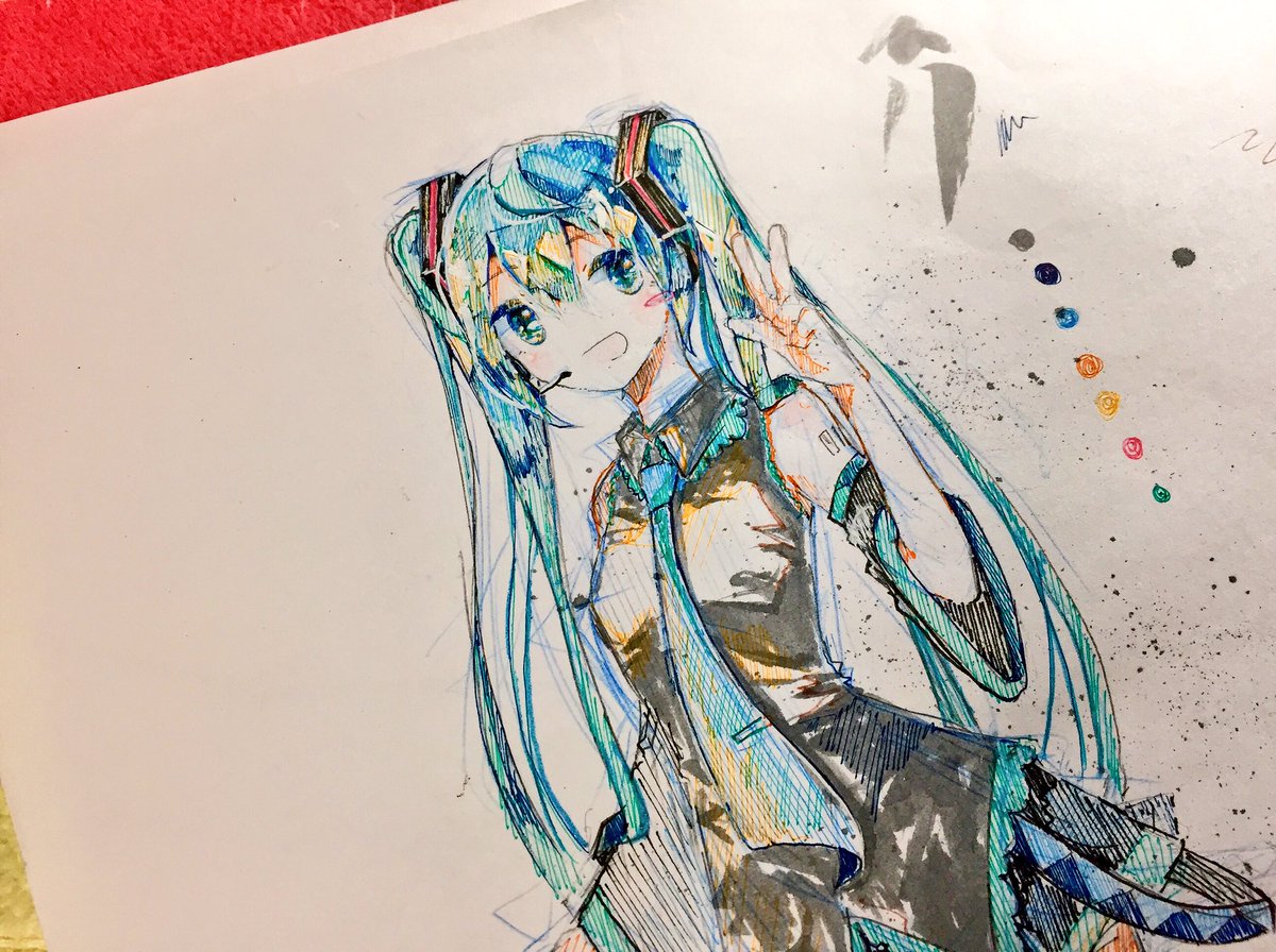 くそ懐かしいアナログ絵でてきた 