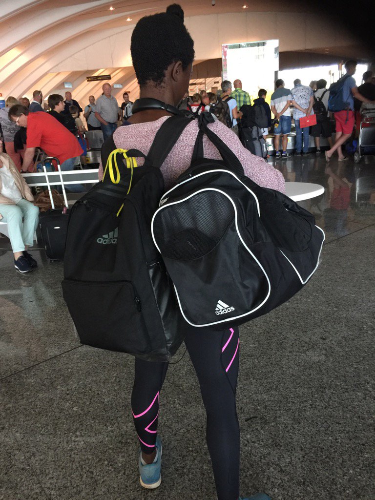 gazzajumps's tweet photo. Lessons to be learned by @chroniclesofnaa on packing for Meets. #bronwynthompson #lighttravel #pleaseexplain https://t.co/os8Hs2MJip