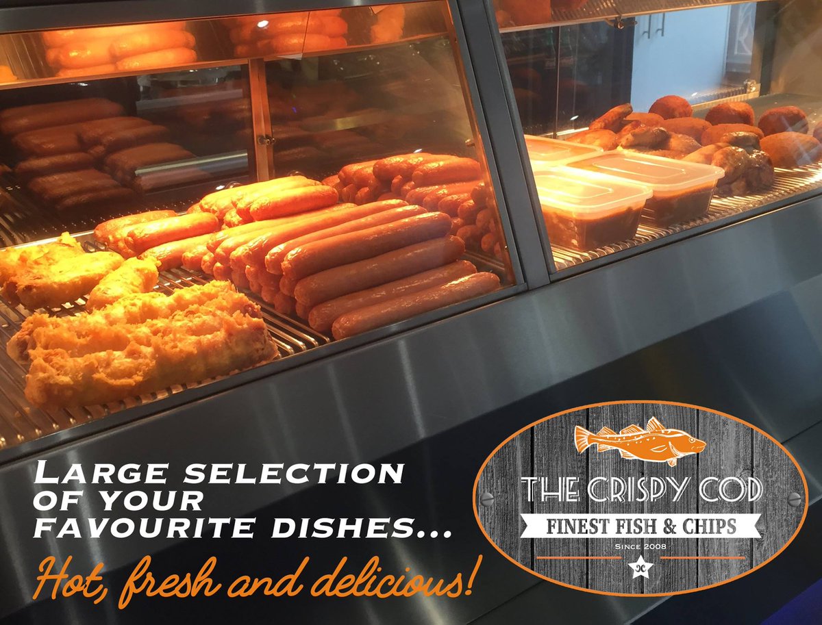 Thecrispycod's tweet photo. Disappointed after the Lions game? Come cheer yourself up with a Crispy Cod Take Home! Open now! #thecrispycod https://t.co/XXeKxhuXRT