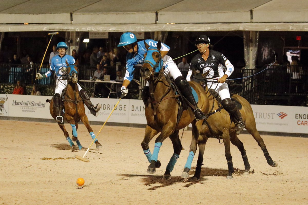 PoloAssociation's tweet photo. Don't forget! @GladiatorPoloUS tonight at 8pm ET on https://t.co/niS9bkjxW5 from Tryon International Equestrian Center. #gladiatorpolo https://t.co/7bVqZItxaS