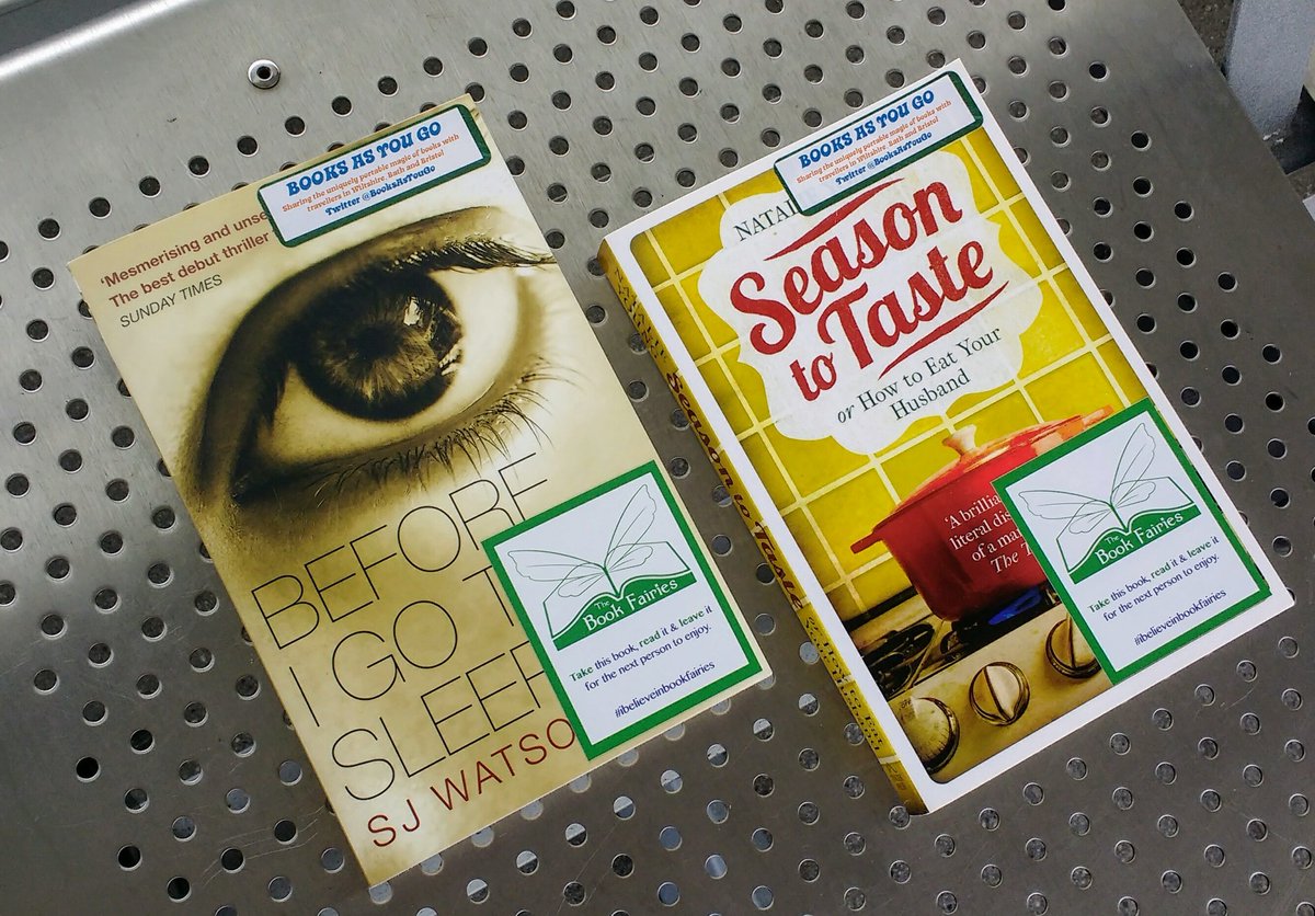 BooksAsYouGo's tweet photo. Waiting for readers at #Chippenham station #ibelieveinbookfairies https://t.co/iVzEsl8l40