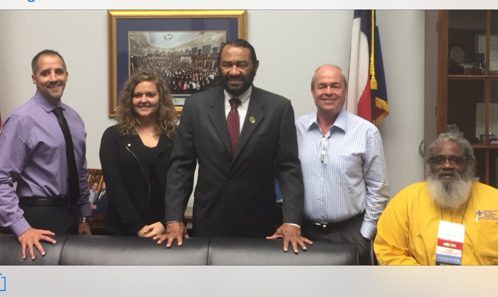 reginagracereed's tweet photo. #HCH2017 advocates from Texas had the honor of meeting with @RepAlGreen this week. Thanks for supporting our work! Housing IS health care! https://t.co/QkJekqp0HI
