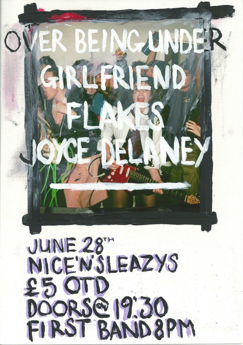 VetoGLA's tweet photo. A few of us are putting this on next Wednesday at Nice N Sleazy's!  

@OverBeinUndrDUB, @girlfriendbandx, @flakesuk and @JoyceDelaneyDIY! https://t.co/FCbpU4QsEC