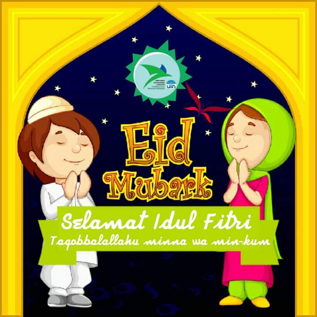 Kami dari segenap HMJ PGMI mengucapkan:

Happy Eid Mubarak Eid Al-Fitr 1438 H

Mohon maaf lahir dan batin...