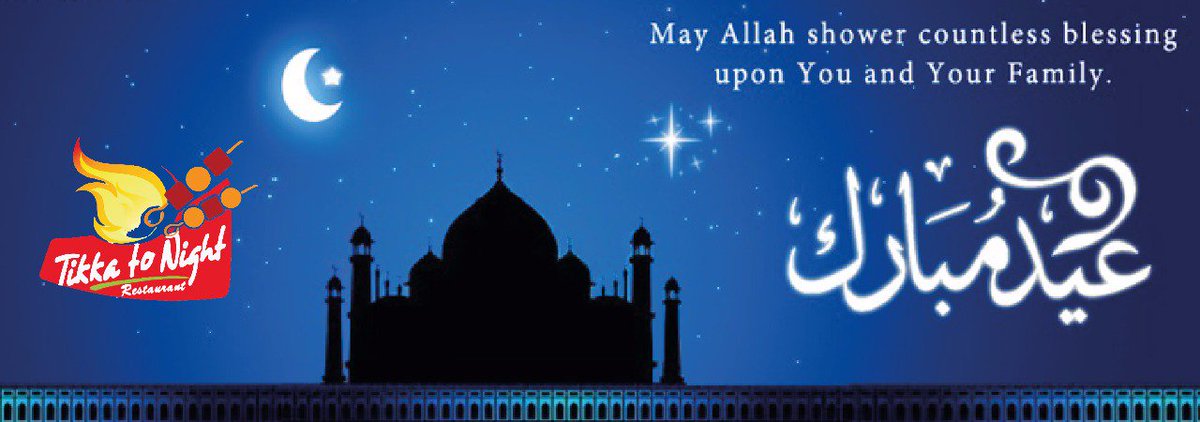 TikkaTonight's tweet photo. May Allah spread happiness and peace in our hearts this Eid. A blessed Eid Al Fitr to everyone #Ramadan2017 #TikkaTonight #EidMubarak #islam https://t.co/273Lv56GYv