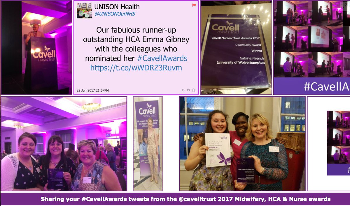 Missed <a href="/CavellTrust/">Cavell Nurses' Trust</a> awards this week for Nurses, Midwives &amp; HCAs?
See all the fab #CavellAwards pics: wegizmos.co.uk/TwitterWalls/S…
#hereforurses