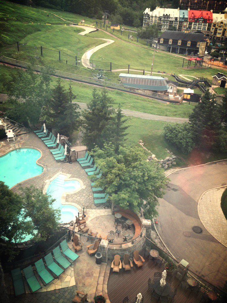 chrome_canada's tweet photo. Room with a view @FairmoTremblant excited for our stay perfect location to catch all of the #ironmanrace excitement! https://t.co/UFkQuriOsV