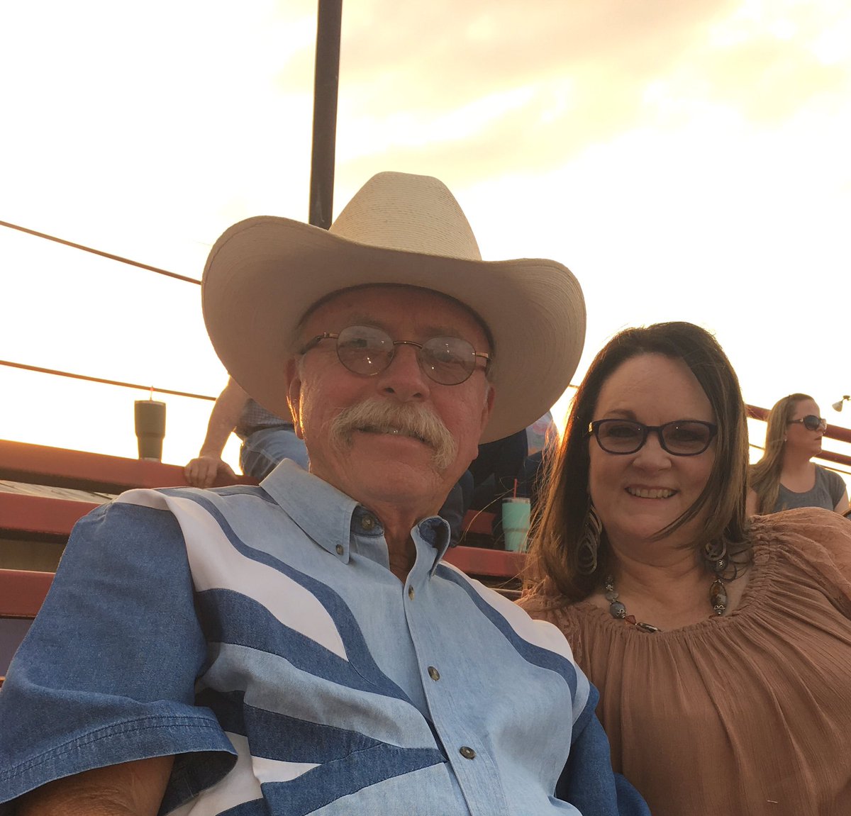 DuncanAreaEcDev's tweet photo. So many fun Founder's Day events this weekend! Last night DAEDF's @JeannieBowden enjoyed the Duncan Noon Lions Club Rodeo #thisisduncan https://t.co/1JYaPDPmhy